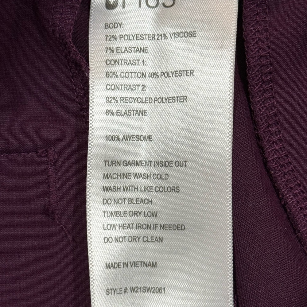 Figs Venice Women’s Jogger Scrub Pants - Purple - Picture 4 of 4